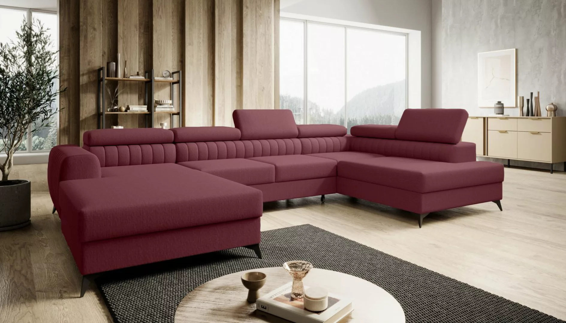 NEXT COLLECTION Ecksofa Piero U, Ecksofa, mit Bettkasten, mit Schlaffunktio günstig online kaufen