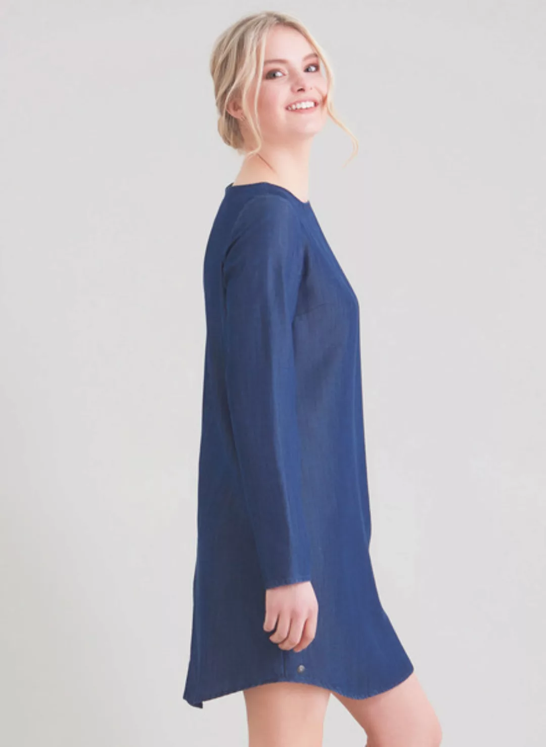 Kleid Aus Tencel® Denim günstig online kaufen