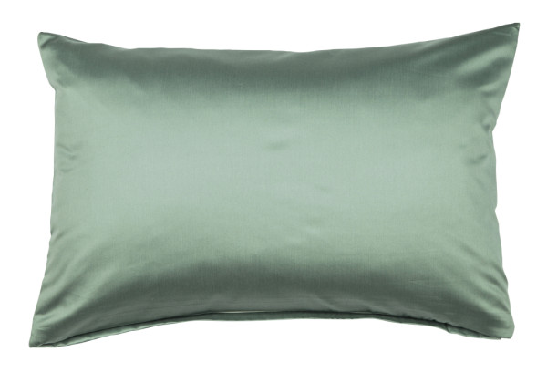 Janine Janine Mako-Satin Bettwäsche Colors 31001 salbeigrün Größe:  40x60 c günstig online kaufen