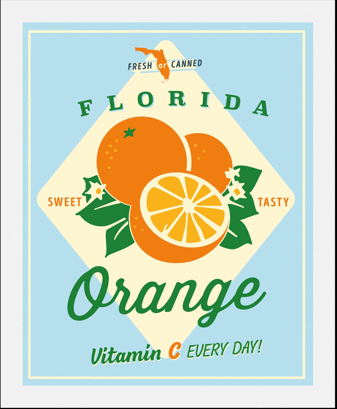 queence Bild "Florida Orange", (1 St.), gerahmt günstig online kaufen