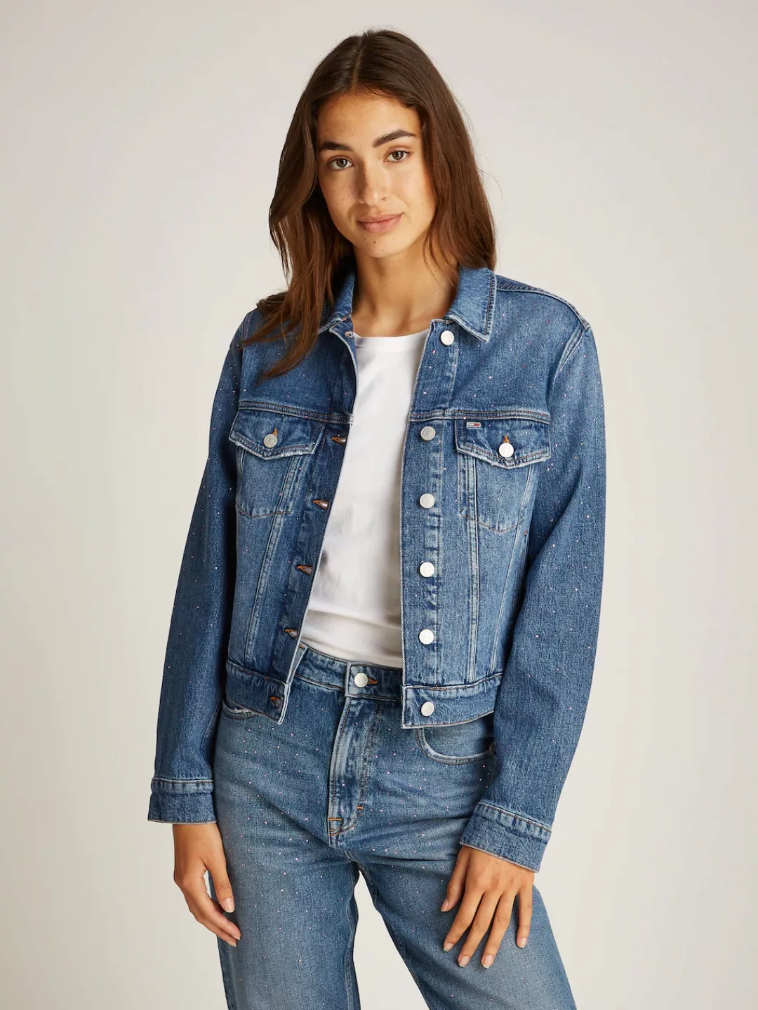 Tommy Jeans Jeansjacke "CLASSIC TRUCKER JACKET AI6136", mit typischen Truck günstig online kaufen