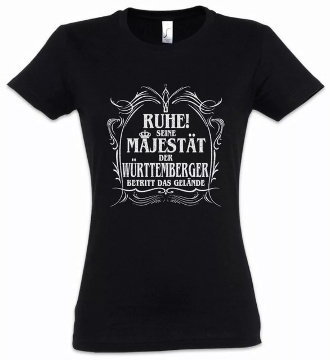 Urban Backwoods Print-Shirt Seine Majestät Der Württemberger Damen T-Shirt günstig online kaufen