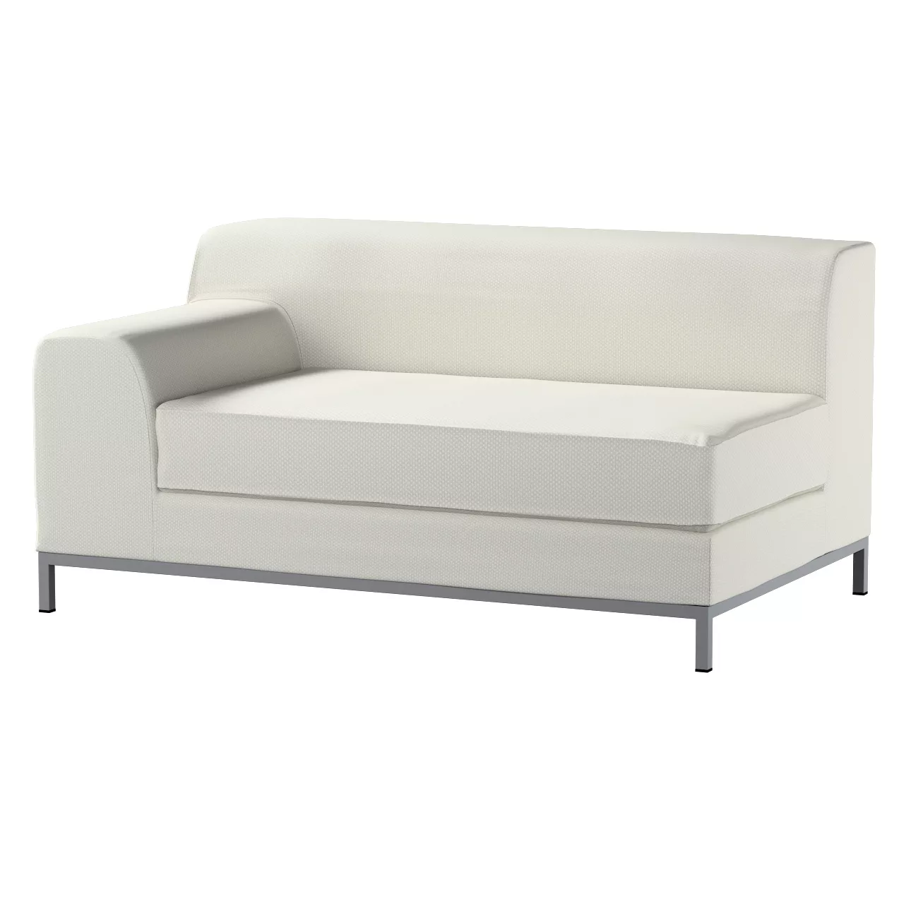 Bezug für Kramfors 2-Sitzer Sofa, Lehne links, hellgrau, Bezug für Kramfors günstig online kaufen