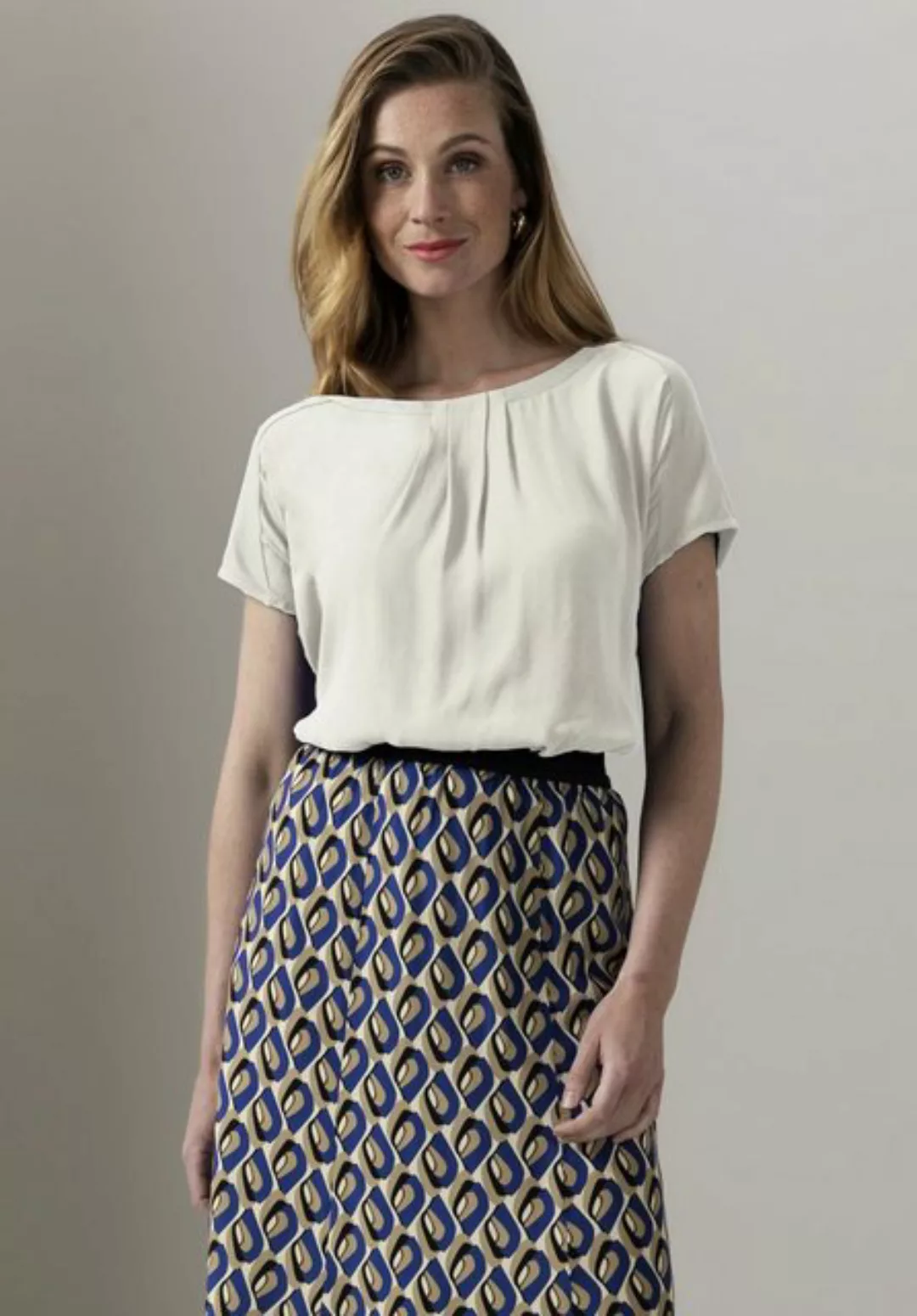 bianca Blusenshirt FRANCINE mit modischem Design in cleanem Look günstig online kaufen