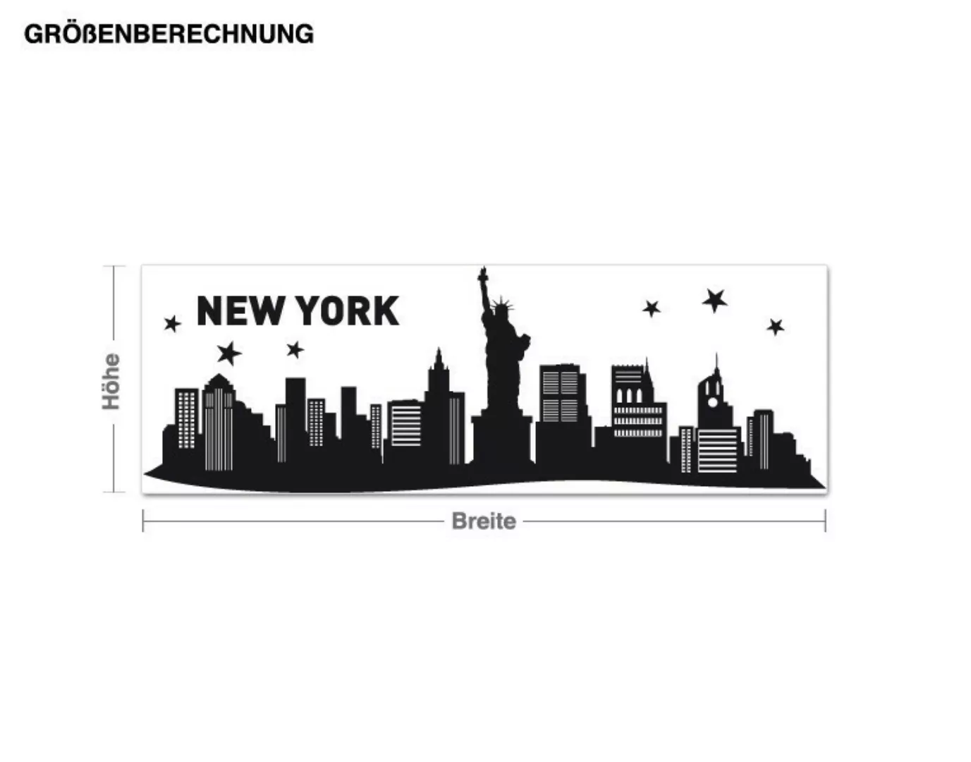Wandtattoo Architektur & Skyline New York City Skyline günstig online kaufen