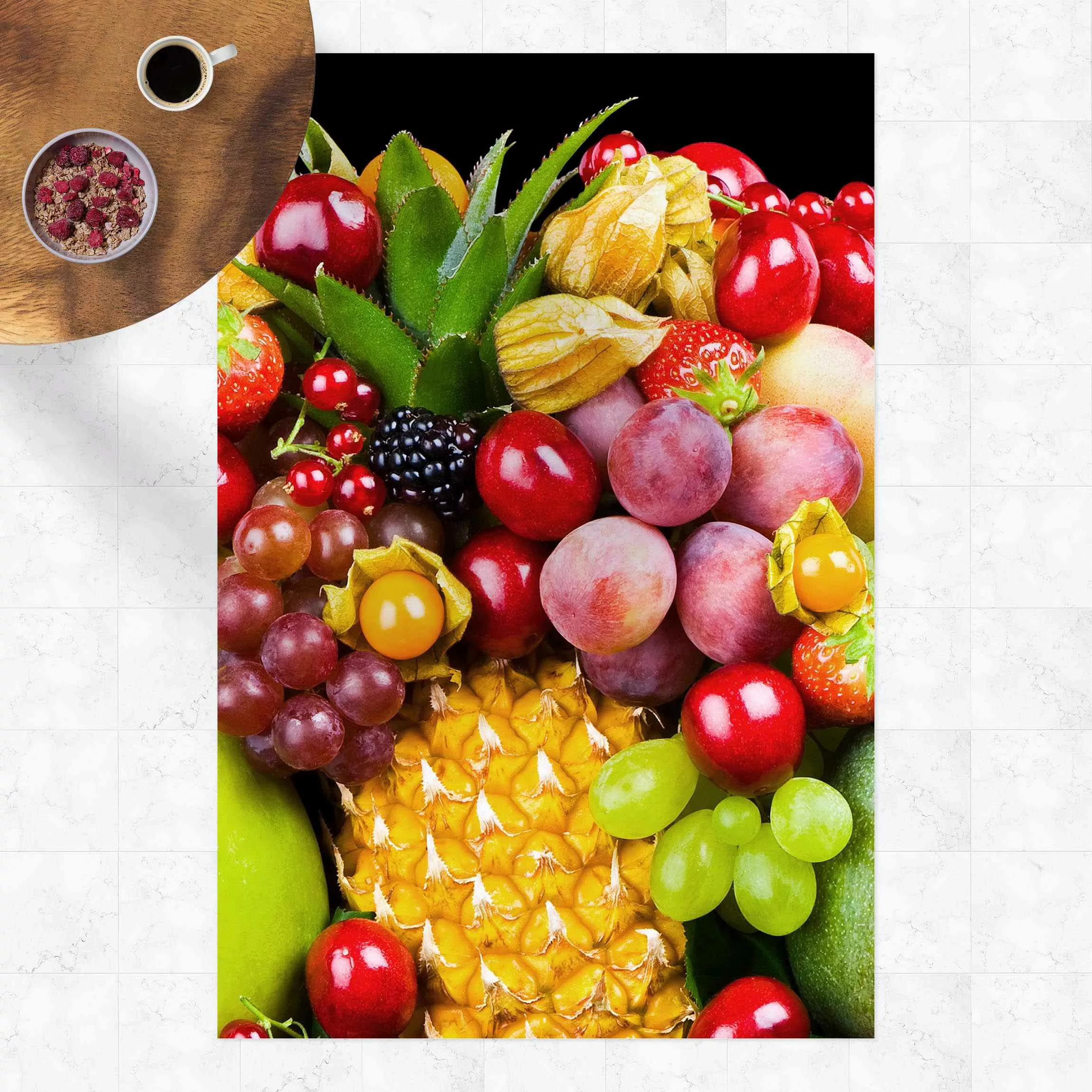 Vinyl-Teppich Fruit Bokeh günstig online kaufen