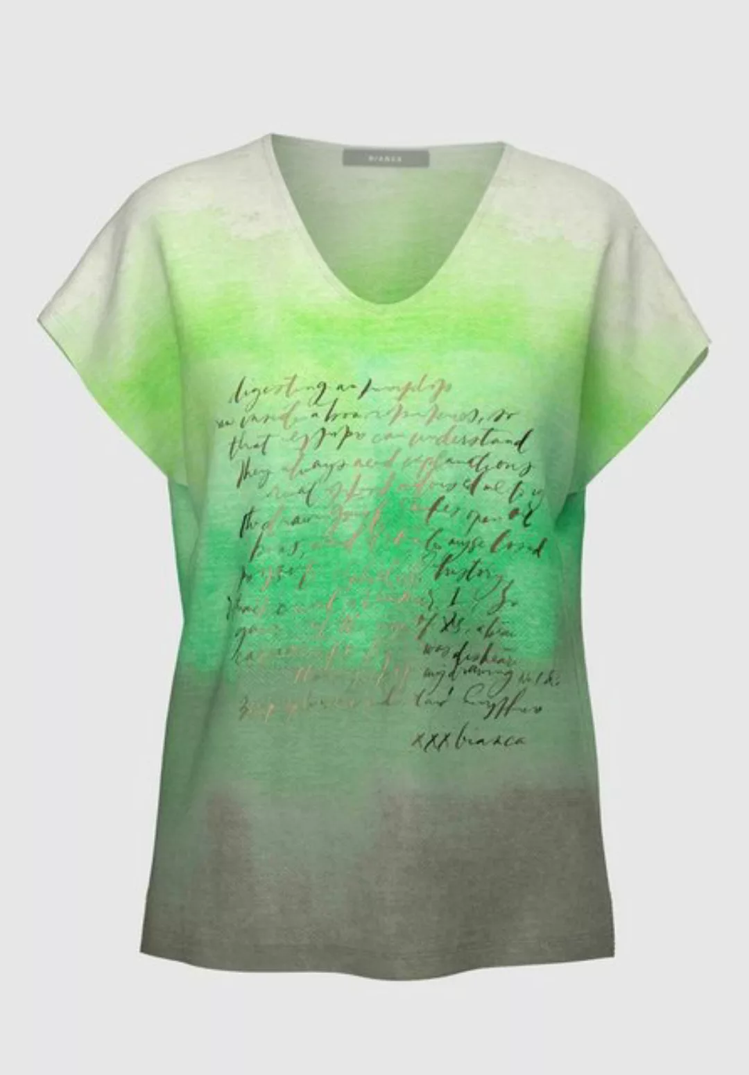 bianca Print-Shirt JULIE in absoluten Trendfarben mit coolem Frontmotiv günstig online kaufen