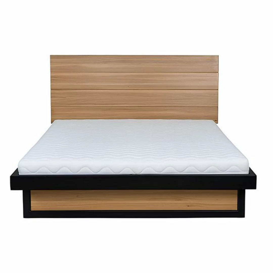 Xlmoebel Bett Neues Eichen-Bettgestell aus echtem Holz 140x200cm, modernes günstig online kaufen