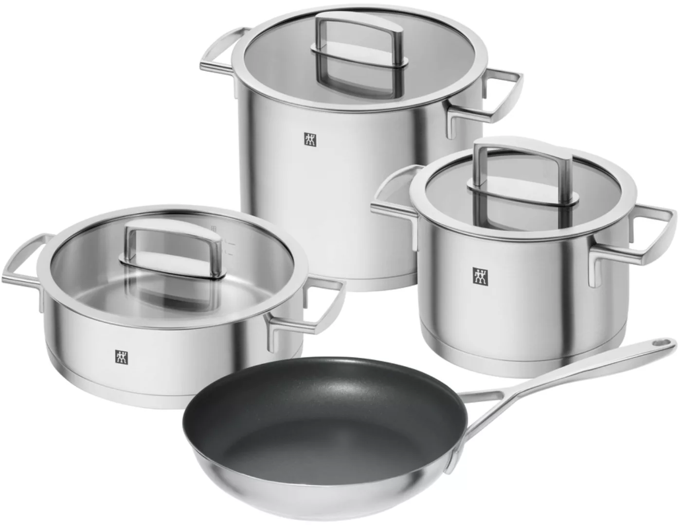 Zwilling Topf-Set »Vitality«, Edelstahl 18/10, (Set, 7 tlg., 1x Kochtopf 24 günstig online kaufen