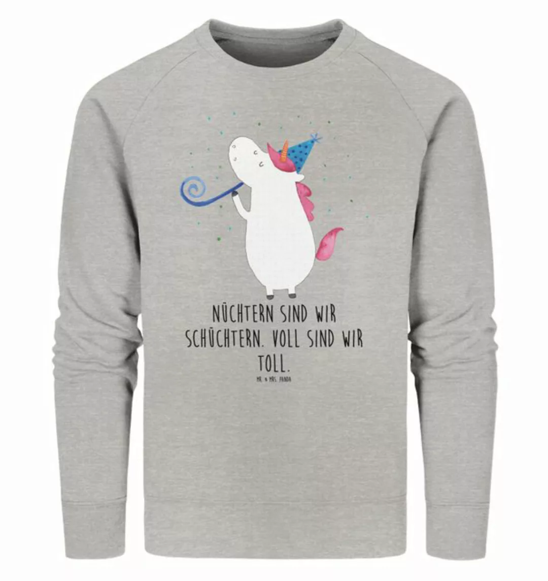 Mr. & Mrs. Panda Longpullover Größe XS Einhorn Party - Heather Grey - Gesch günstig online kaufen