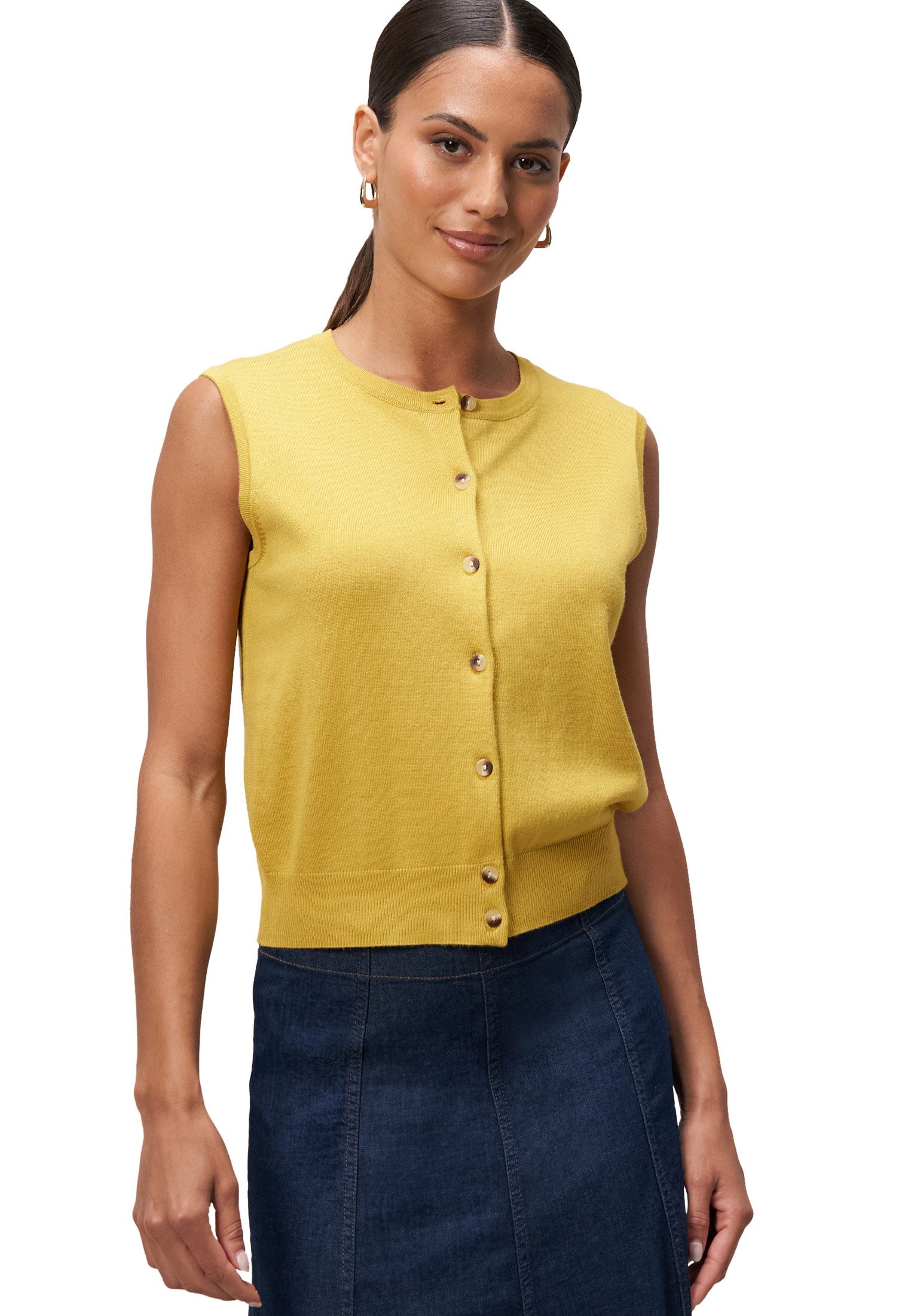 Zero Strickjacke zero Damen Feinstrickweste mit günstig online kaufen