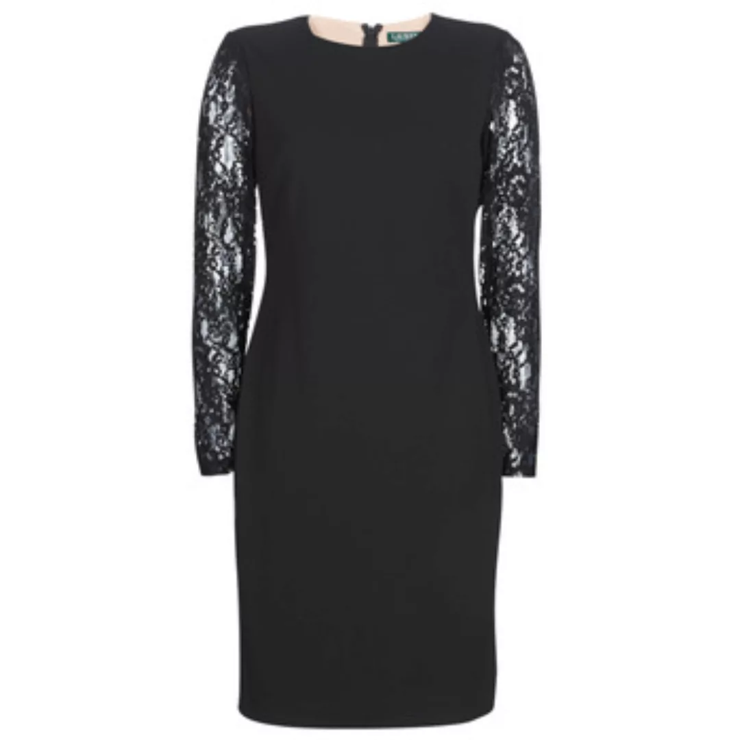 Lauren Ralph Lauren  Kurze Kleider LACE PANEL JERSEY DRESS günstig online kaufen