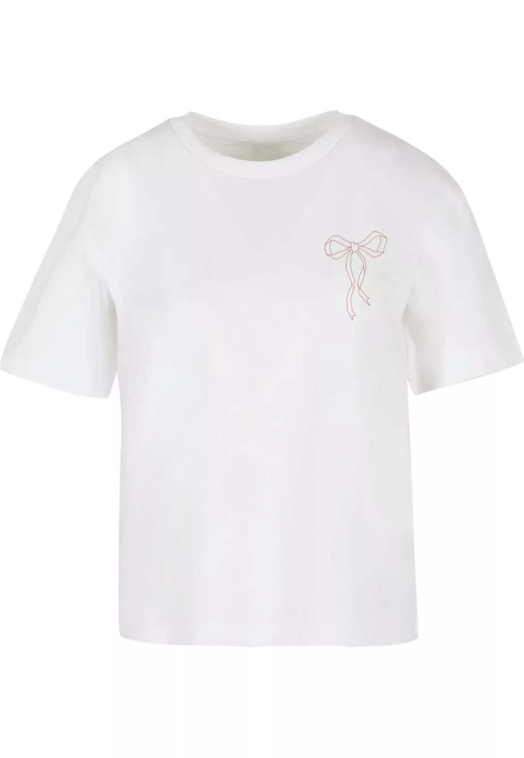 Miss Tee T-Shirt "Miss Tee Bow Oneliner Tee", (1 tlg.) günstig online kaufen