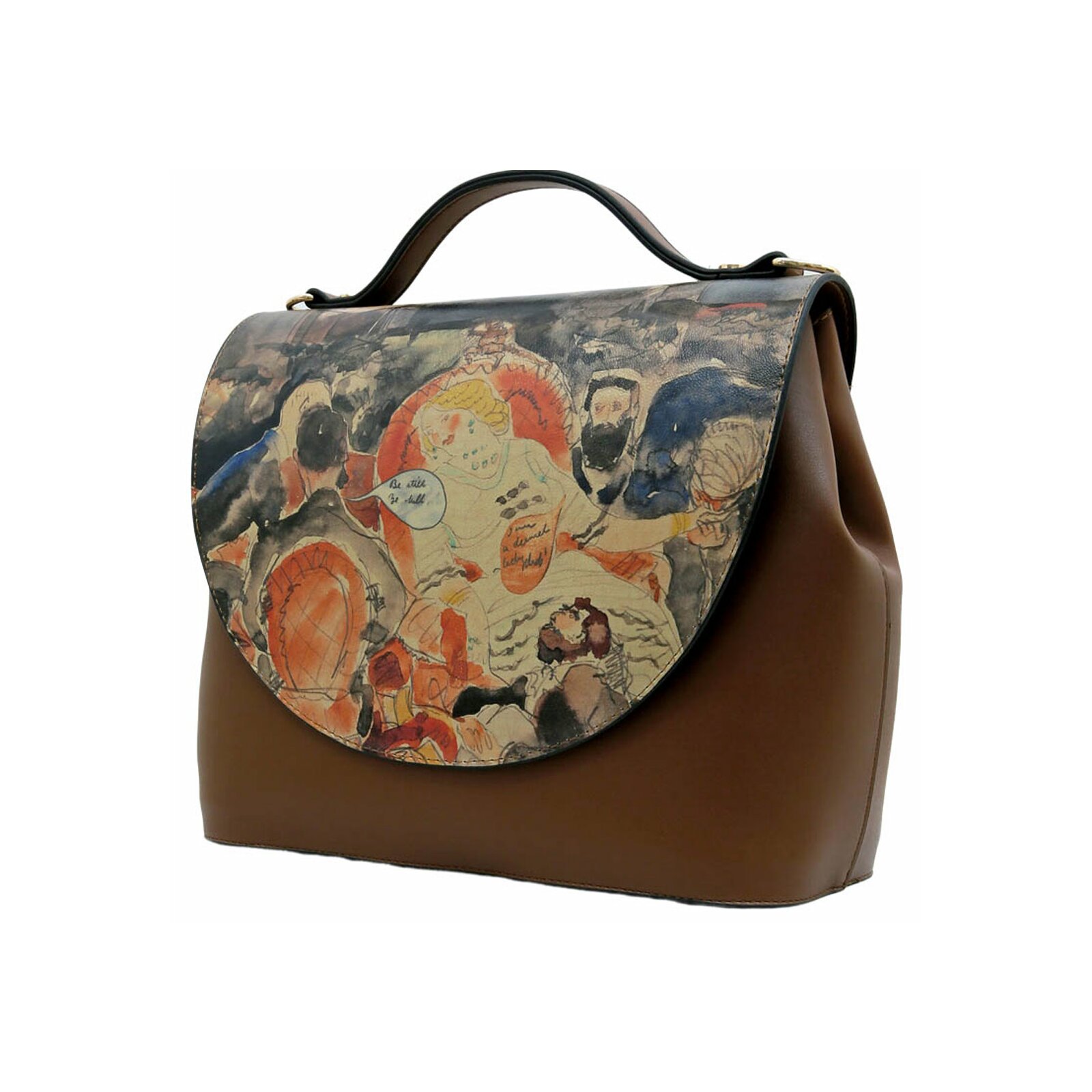 DOGO Henkeltasche "Handy Umhängetasche Be Still Schultertasche", Handgefert günstig online kaufen