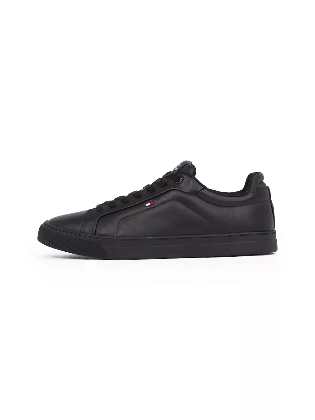 Tommy Hilfiger Plateausneaker "ICON COURT LTH FLAG ESS", Freizeitschuh, Hal günstig online kaufen