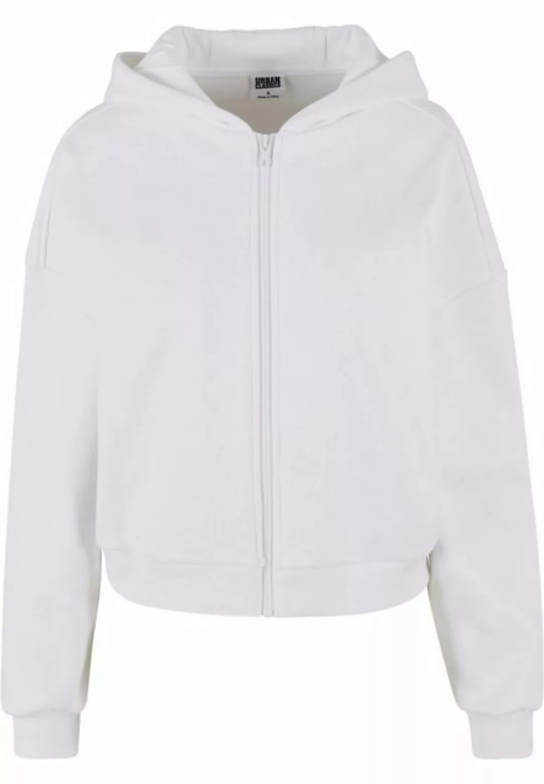 URBAN CLASSICS Sweatjacke Urban Classics Damen Ladies Cozy Short Zip Hoody günstig online kaufen