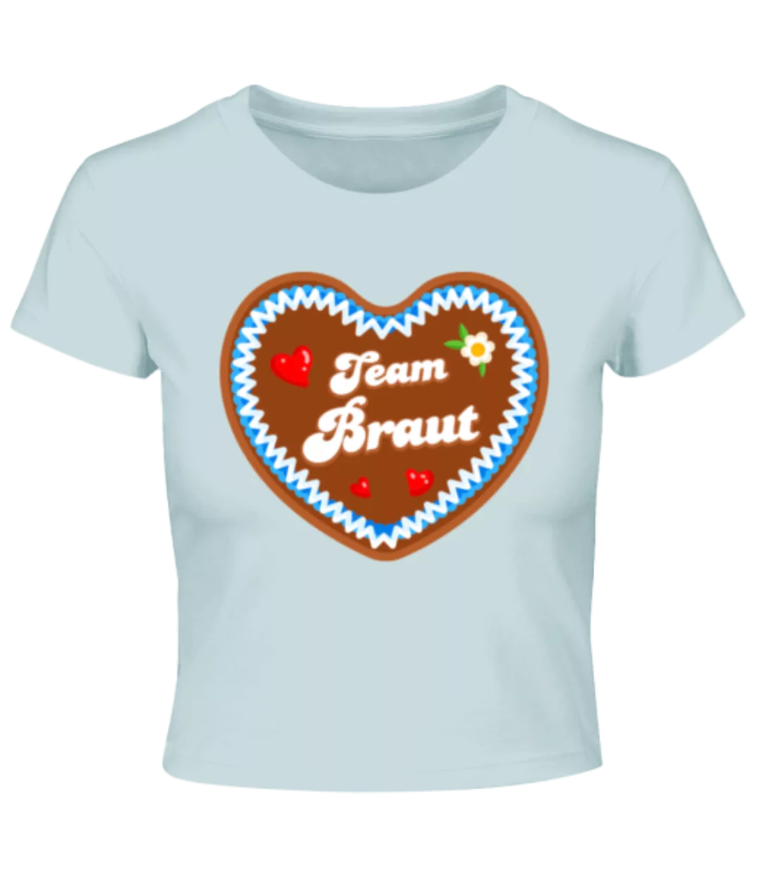JGA Team Braut Lebkuchenherz · Crop T-Shirt günstig online kaufen
