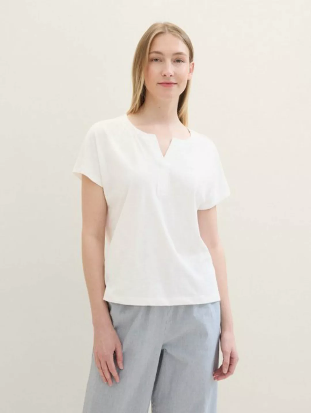 TOM TAILOR T-Shirt T-Shirt mit Bio-Baumwolle günstig online kaufen