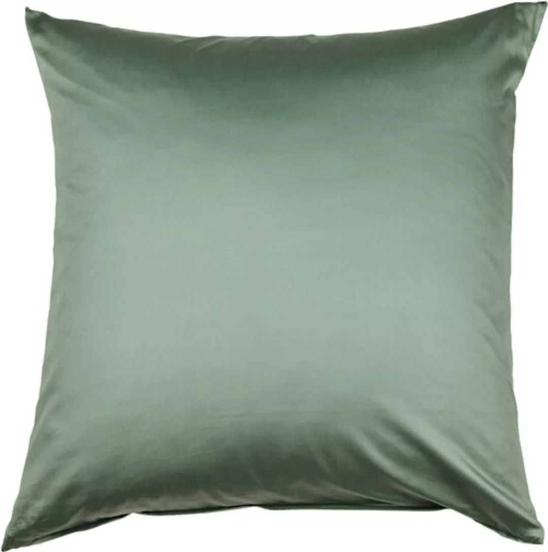 Janine Janine Mako-Satin Bettwäsche Colors 31001 titan Größe:  80x80 cm günstig online kaufen