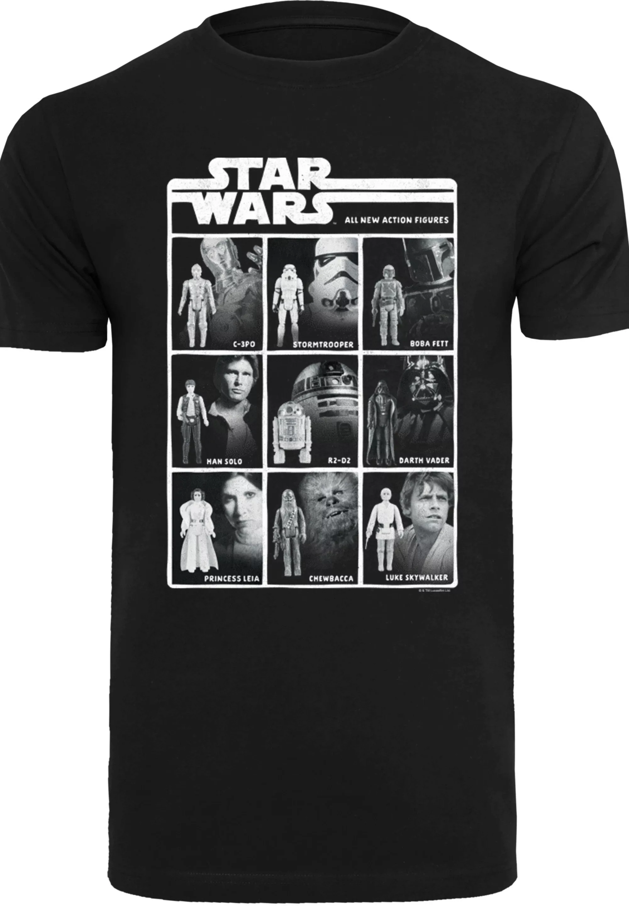 F4NT4STIC T-Shirt "Star Wars Class Of Action Figures", Herren,Premium Merch günstig online kaufen