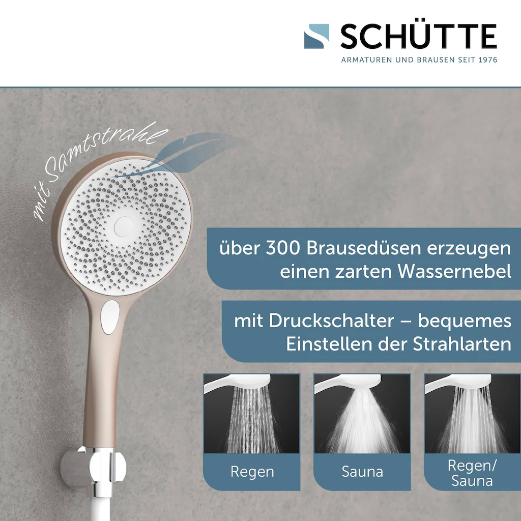 Schütte Handbrause »CAPRI«, Duschbrause, 3-fach verstellbar, Antikalk, wass günstig online kaufen