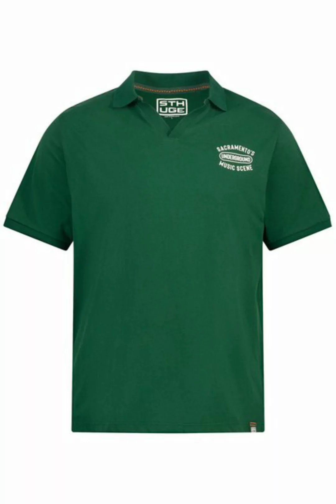 STHUGE Poloshirt STHUGE Poloshirt Jersey Halbarm V-Ausschnitt günstig online kaufen