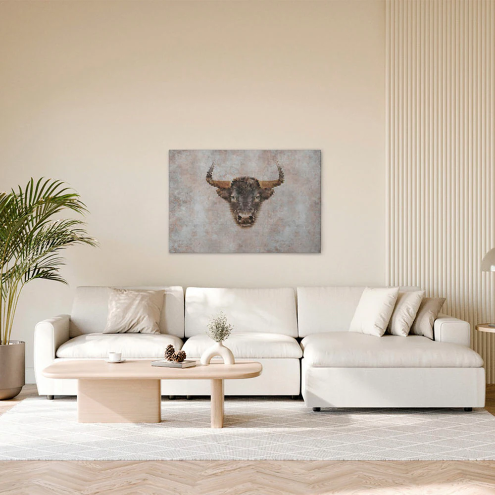 A.S. Création Leinwandbild "Big Three 2 - Wandbild Grau Beige Braun Keilrah günstig online kaufen