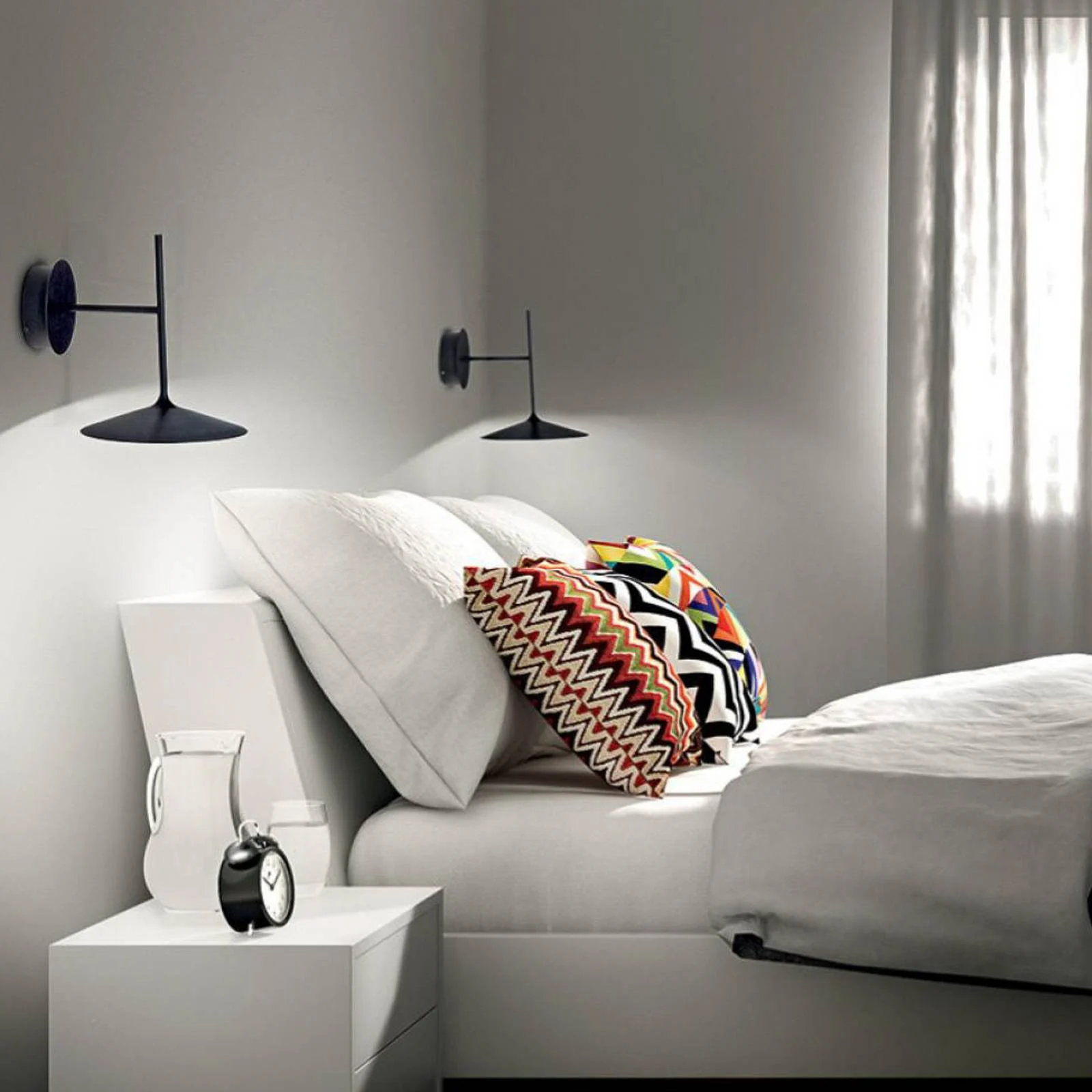 LED-Wandleuchte Poe Plus, schwarz günstig online kaufen