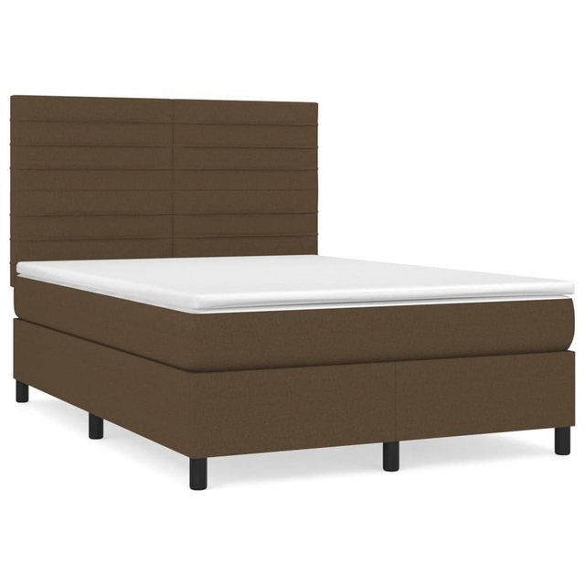 vidaXL Boxspringbett Bett Boxspringbett mit Matratze Stoff (140 x 190 cm, B günstig online kaufen