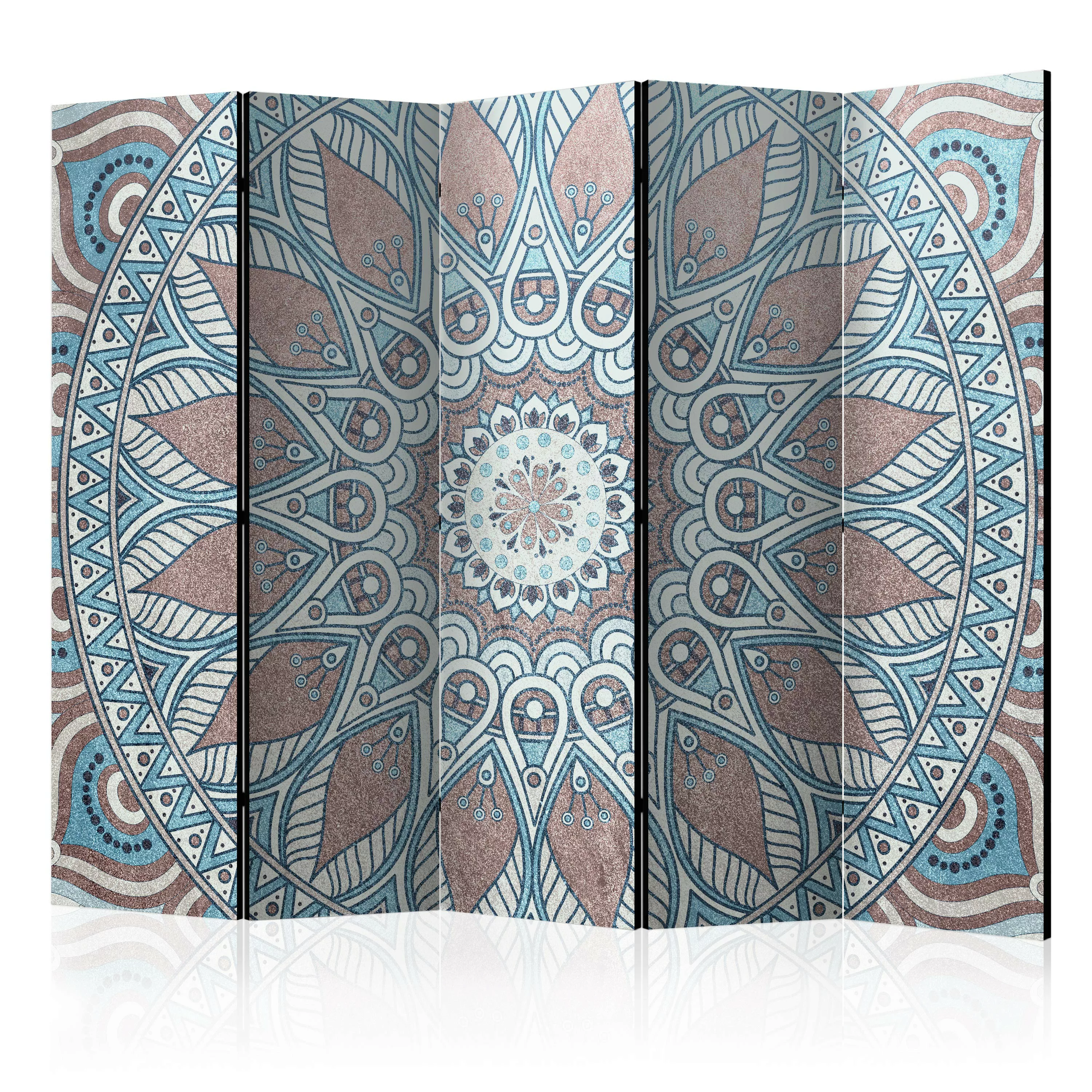 5-teiliges Paravent - Oriental Circle Ii [room Dividers] günstig online kaufen