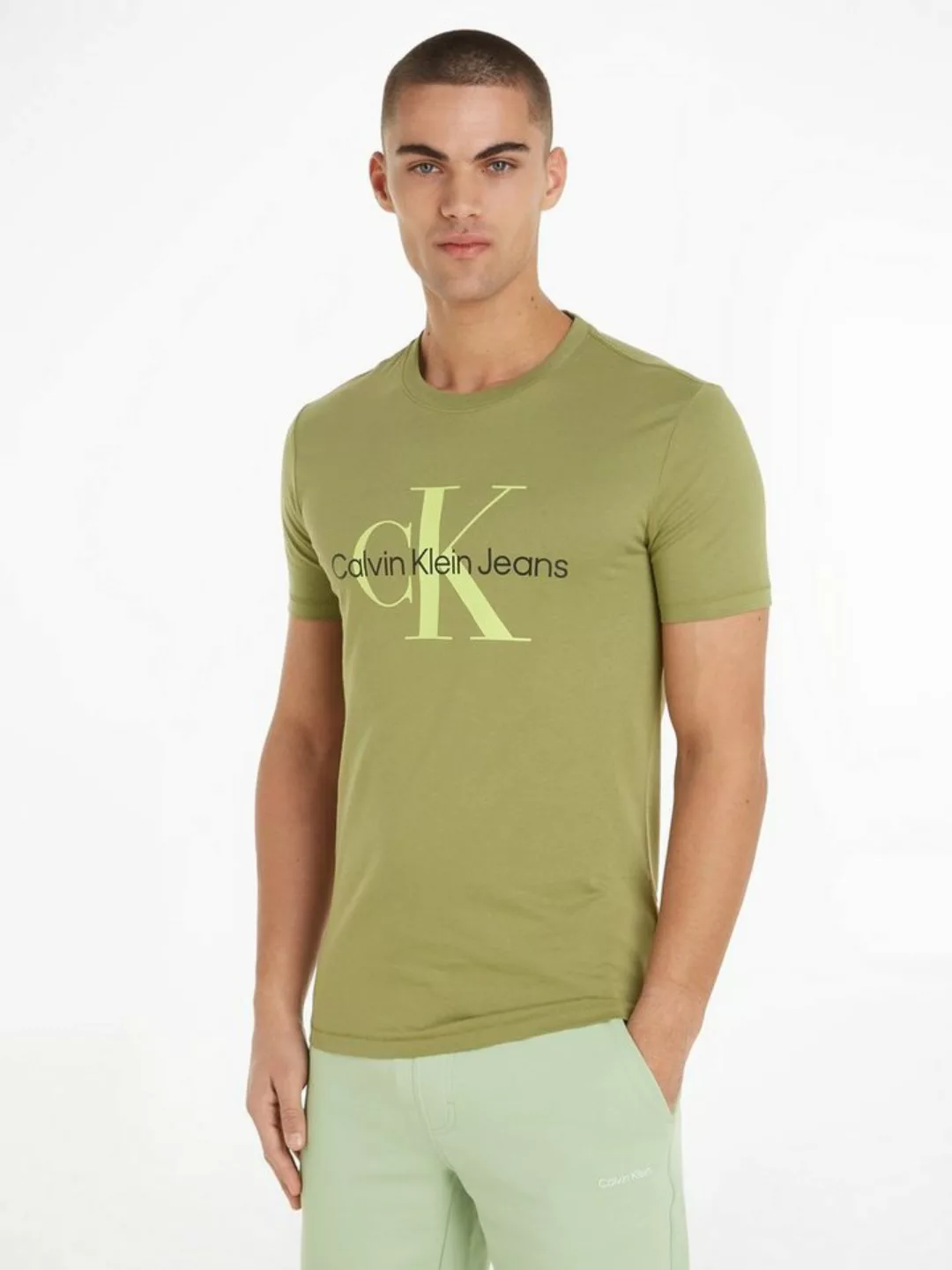 Calvin Klein Jeans T-Shirt SEASONAL MONOLOGO TEE mit Calvin Klein Logoschri günstig online kaufen