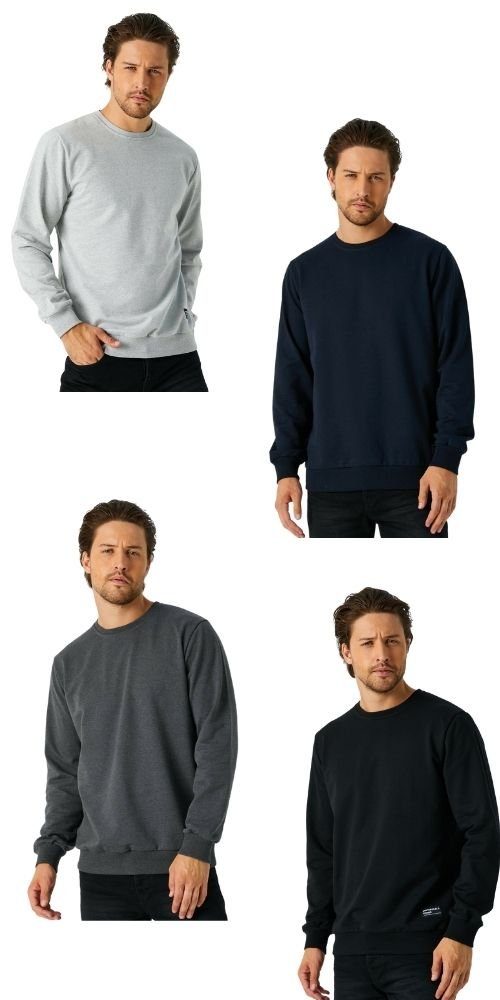 COMEOR Sweatshirt Herren Pullover bequeme Sweater günstig online kaufen