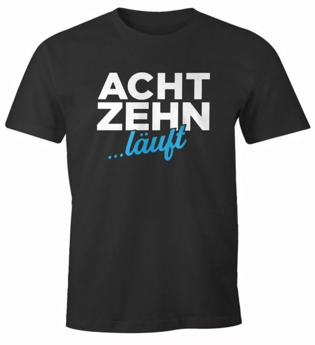 MoonWorks Print-Shirt Herren T-Shirt Geschenk zum 18. Geburtstag für Männer günstig online kaufen