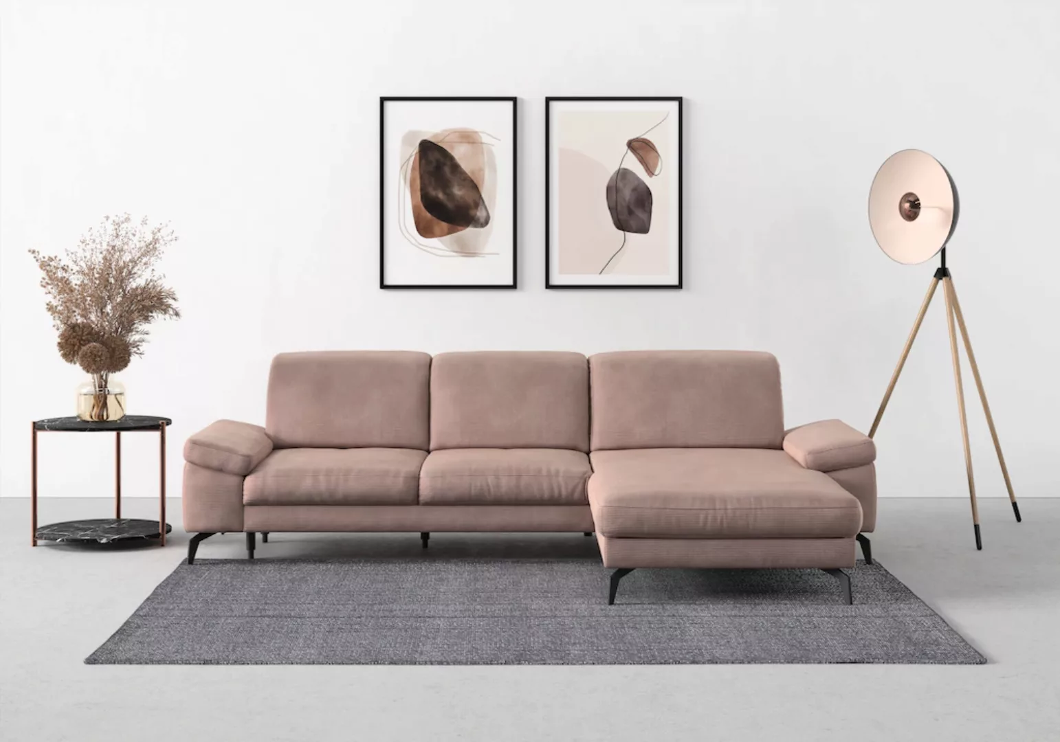 sit&more Ecksofa "Cabana L-Form", Recamiere, wahlweise mit Sitztiefen-, Arm günstig online kaufen