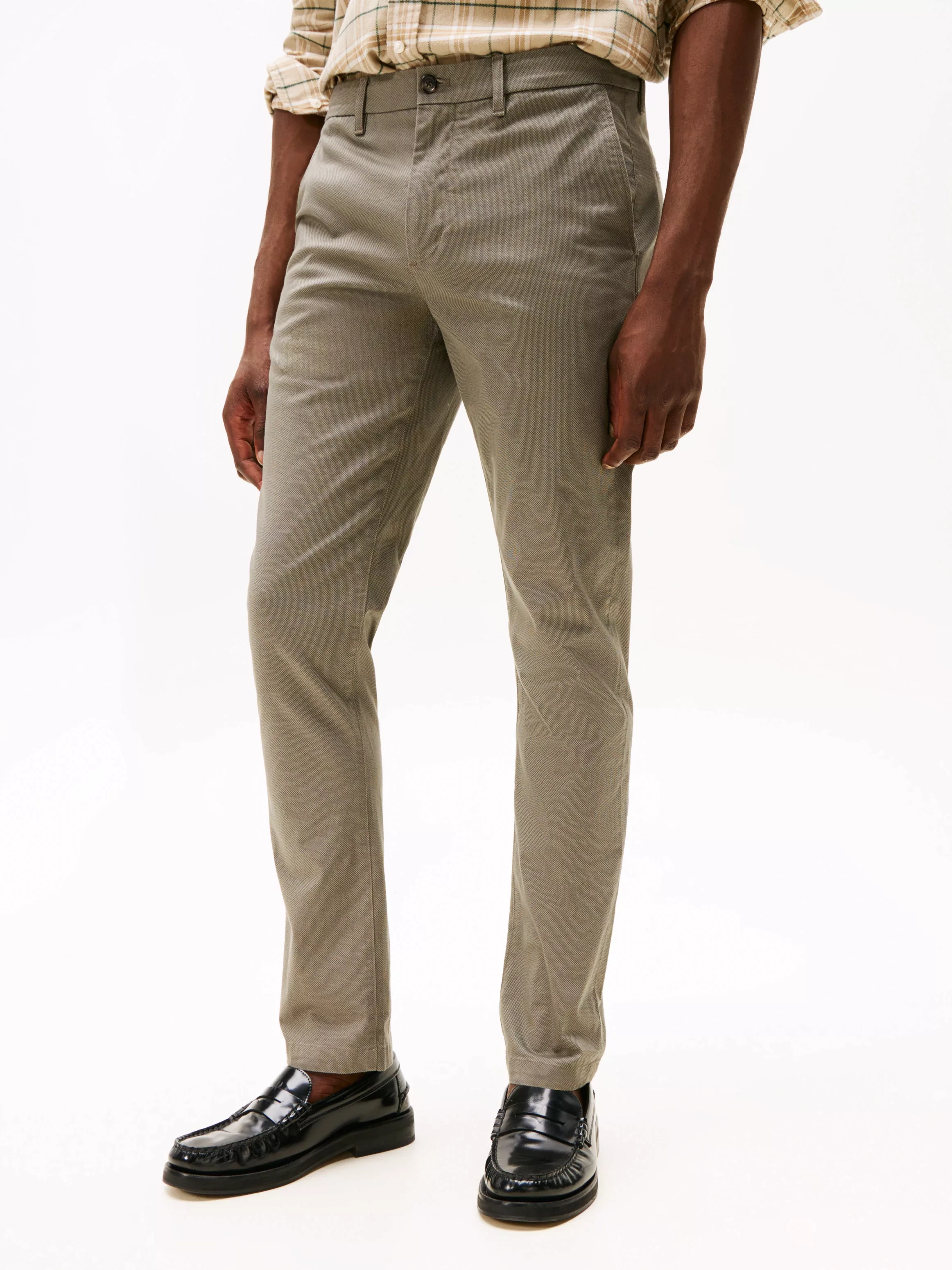 Tommy Hilfiger Chinohose "BLEECKER PRINTED ST", Slim Fit, strukturierte Qua günstig online kaufen