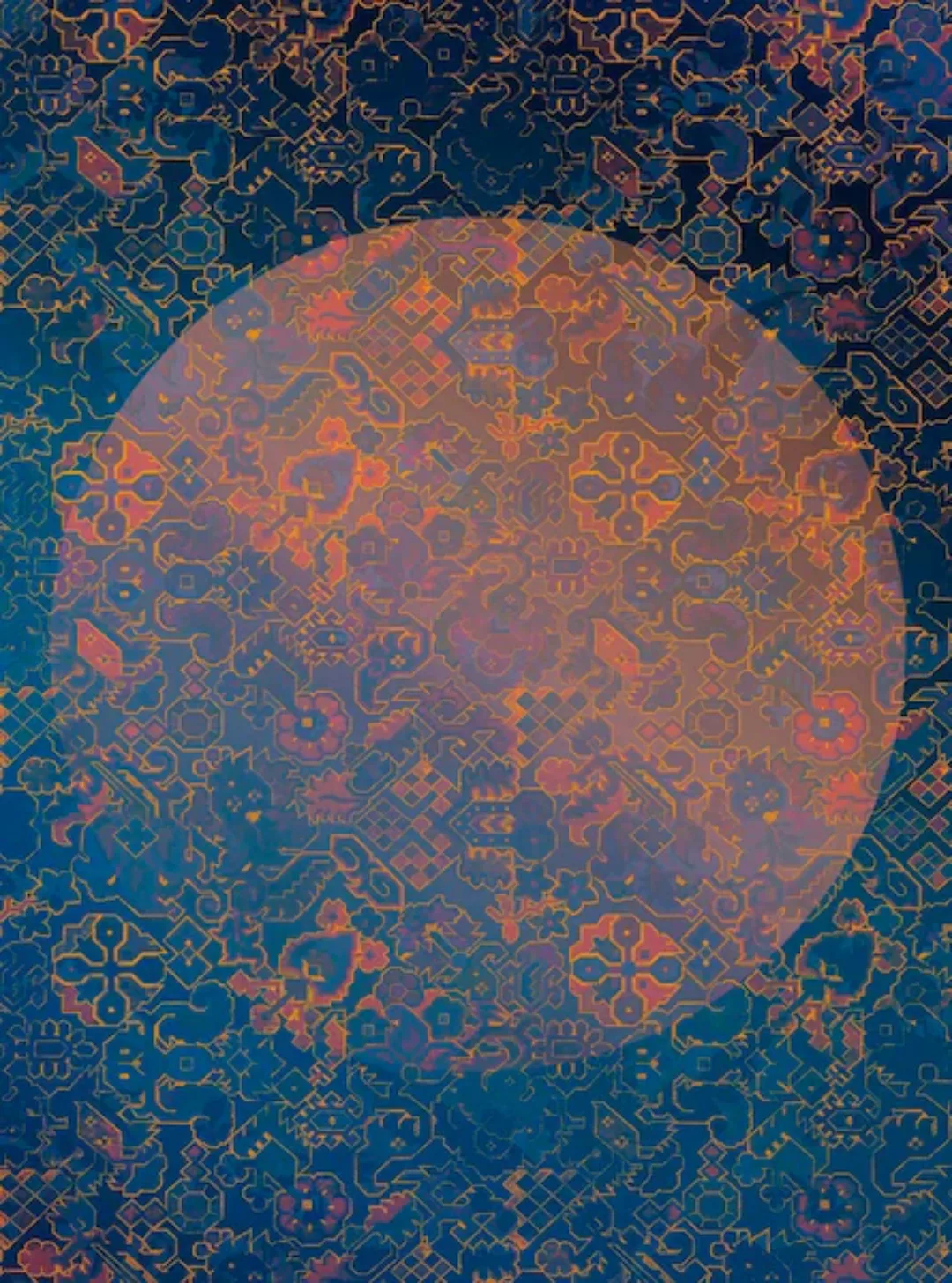KOMAR Vlies Fototapete - La Lune - Größe 200 x 270 cm mehrfarbig günstig online kaufen