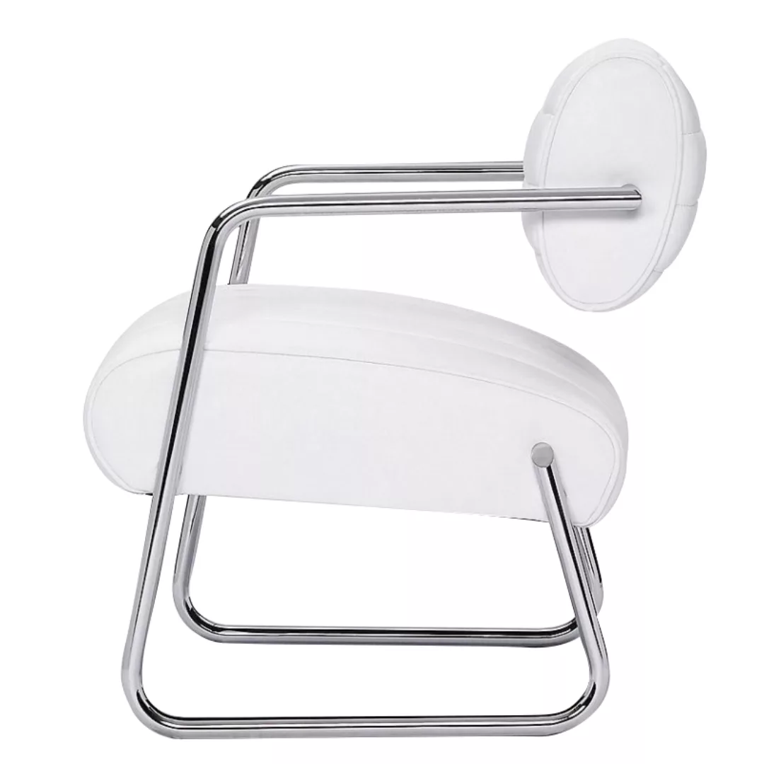 ClassiCon - Bonaparte Sessel - weiß/Leder Classic/Sitzhöhe: 45cm günstig online kaufen