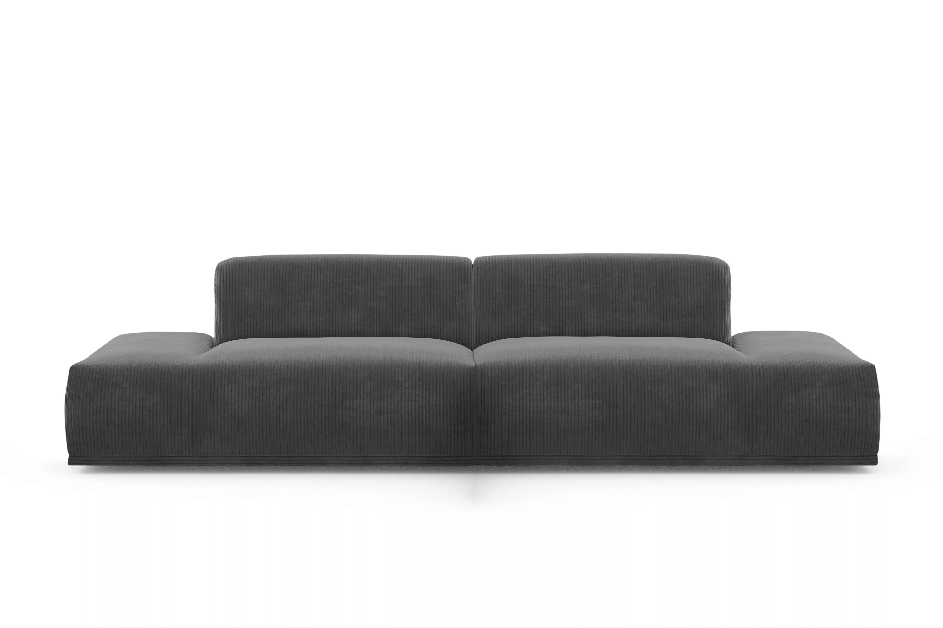 TRENDMANUFAKTUR Big-Sofa "Braga", in moderner Optik, mit hochwertigem Kalts günstig online kaufen