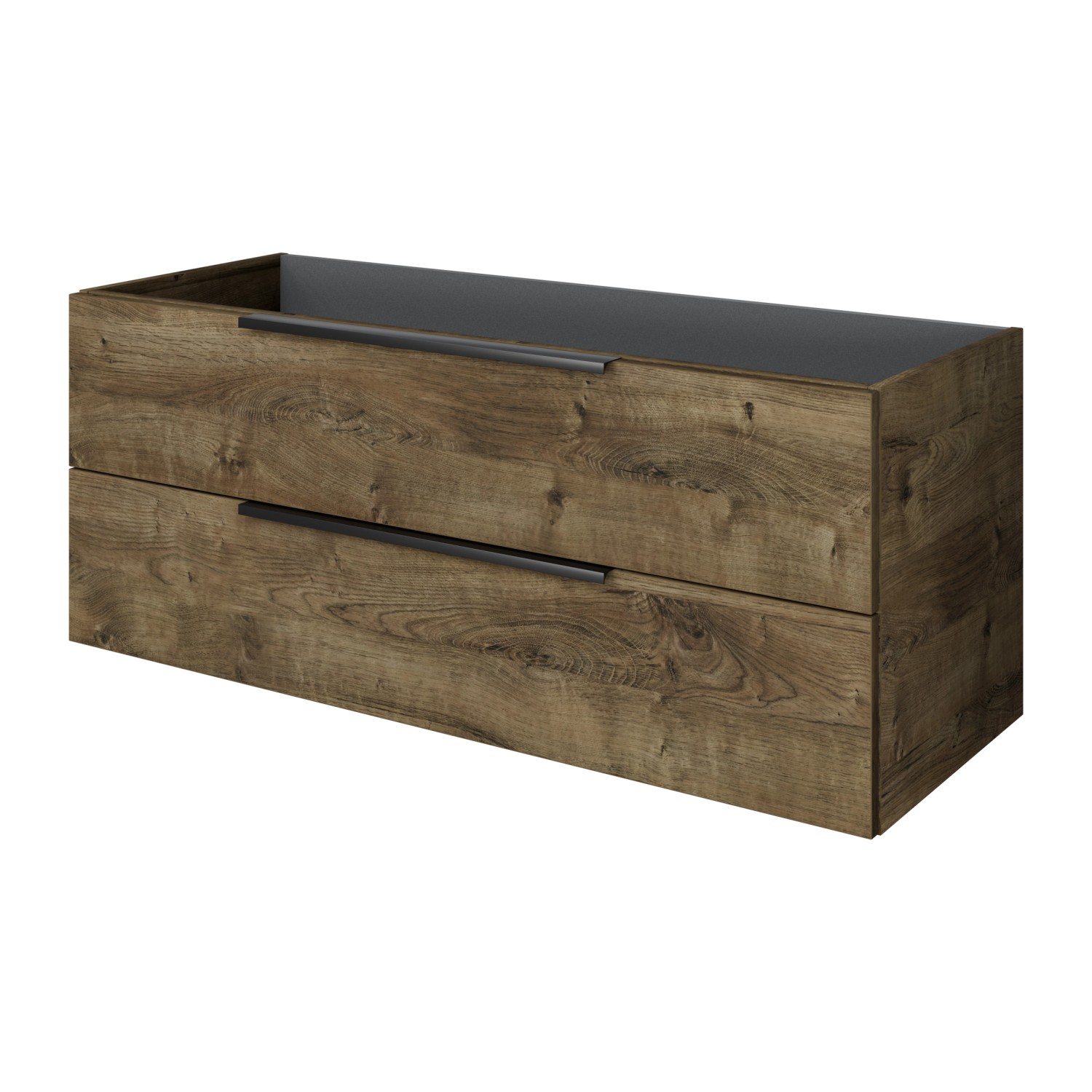 Pelipal Waschbeckenunterschrank Quantum 07 Eiche Ribbeck Quer 120 cm 2 Ausz günstig online kaufen