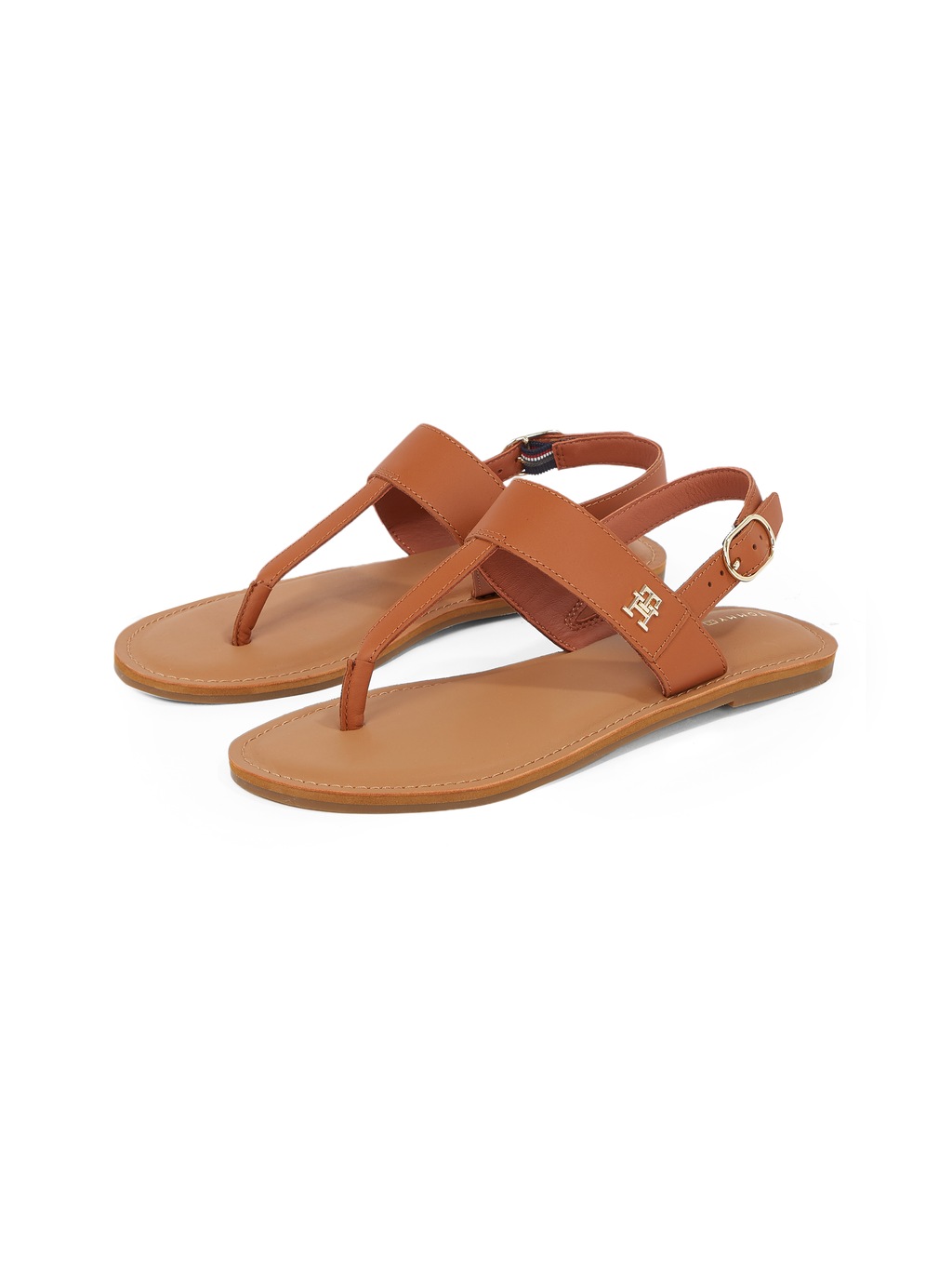 Tommy Hilfiger Riemchensandale "LEATHER THONG SANDAL", Sandalette, Sommersc günstig online kaufen