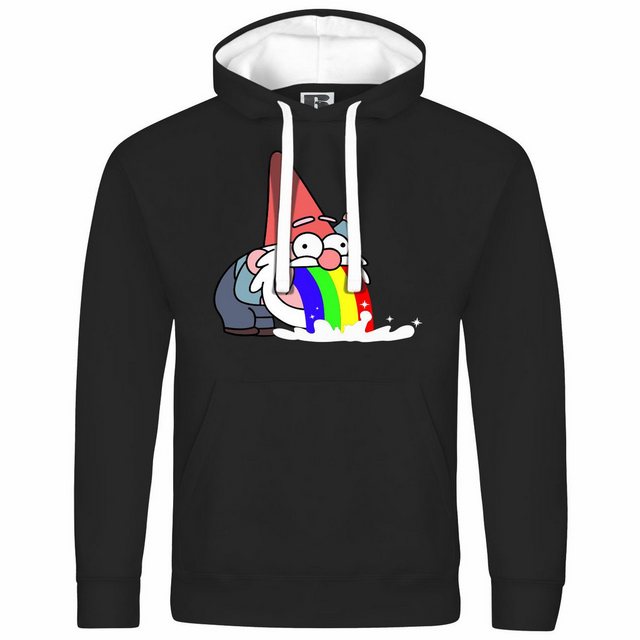 deinshirt Kapuzenpullover Herren Kapuzenpullover Kotzender Zwerg Mit Print günstig online kaufen