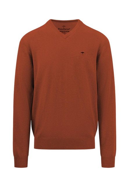 FYNCH-HATTON Strickpullover - Legerer Strickpullover mit V-Ausschnitt, Einf günstig online kaufen