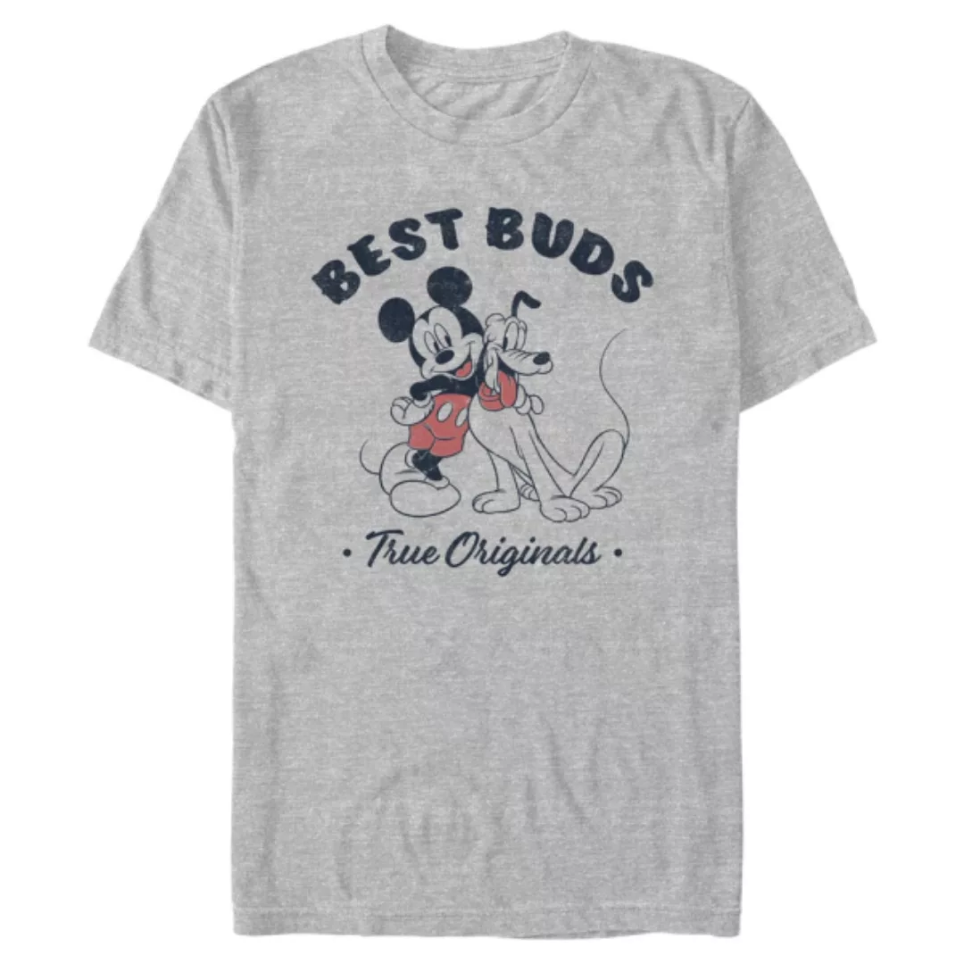 Disney Classics - Micky Maus - Micky & Pluto Vintage Buds - Männer T-Shirt günstig online kaufen