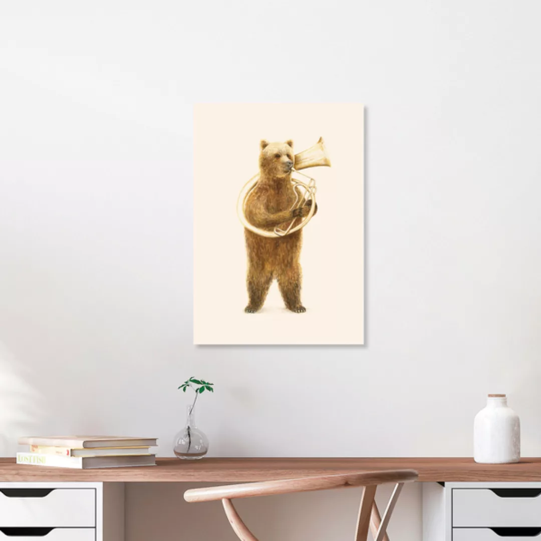 Poster / Leinwandbild - The Bear And Its Helicon günstig online kaufen