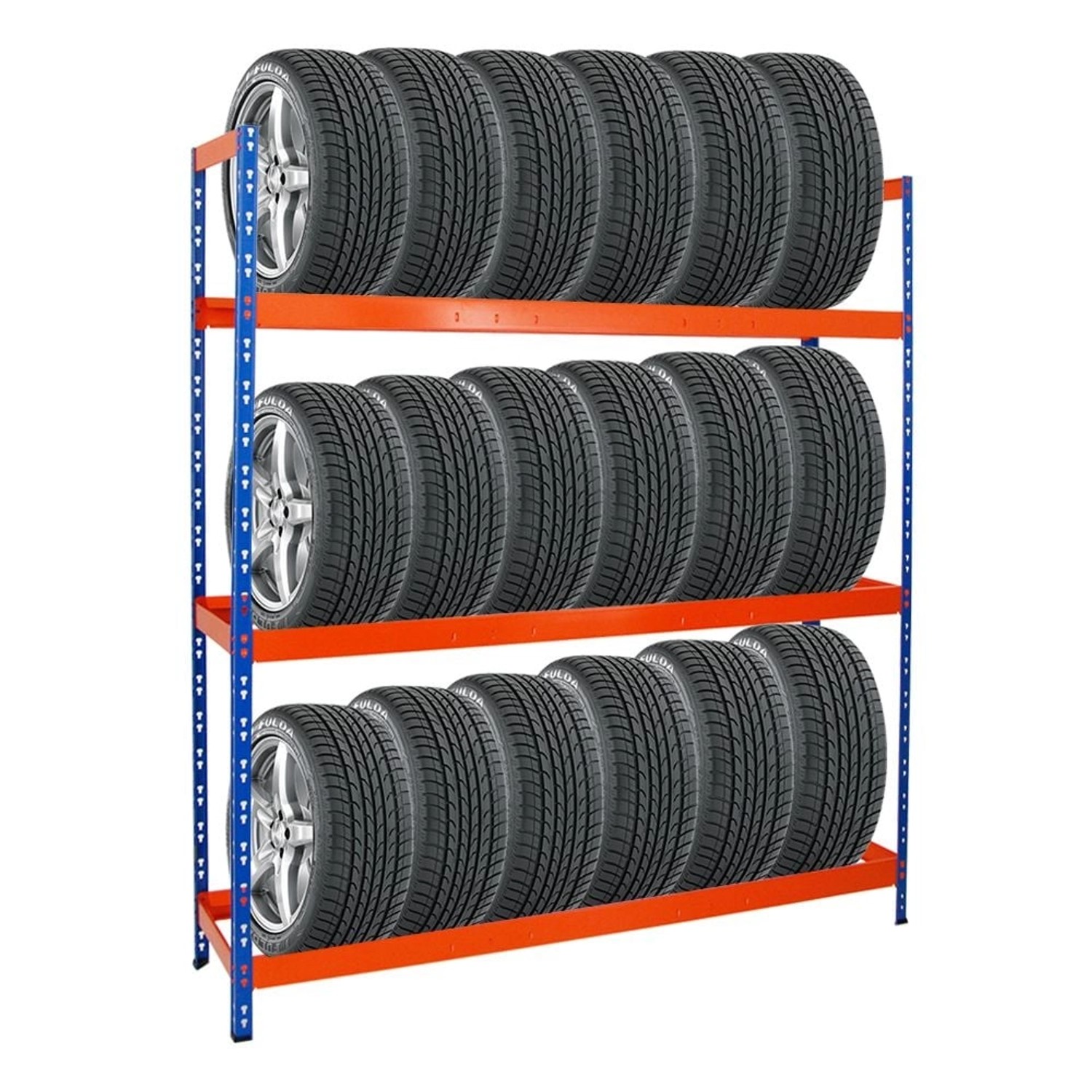 PROREGAL Reifenregal Tiger XL HxBxT 200 x 180 x 45 cm bis zu 21 Reifen auf günstig online kaufen