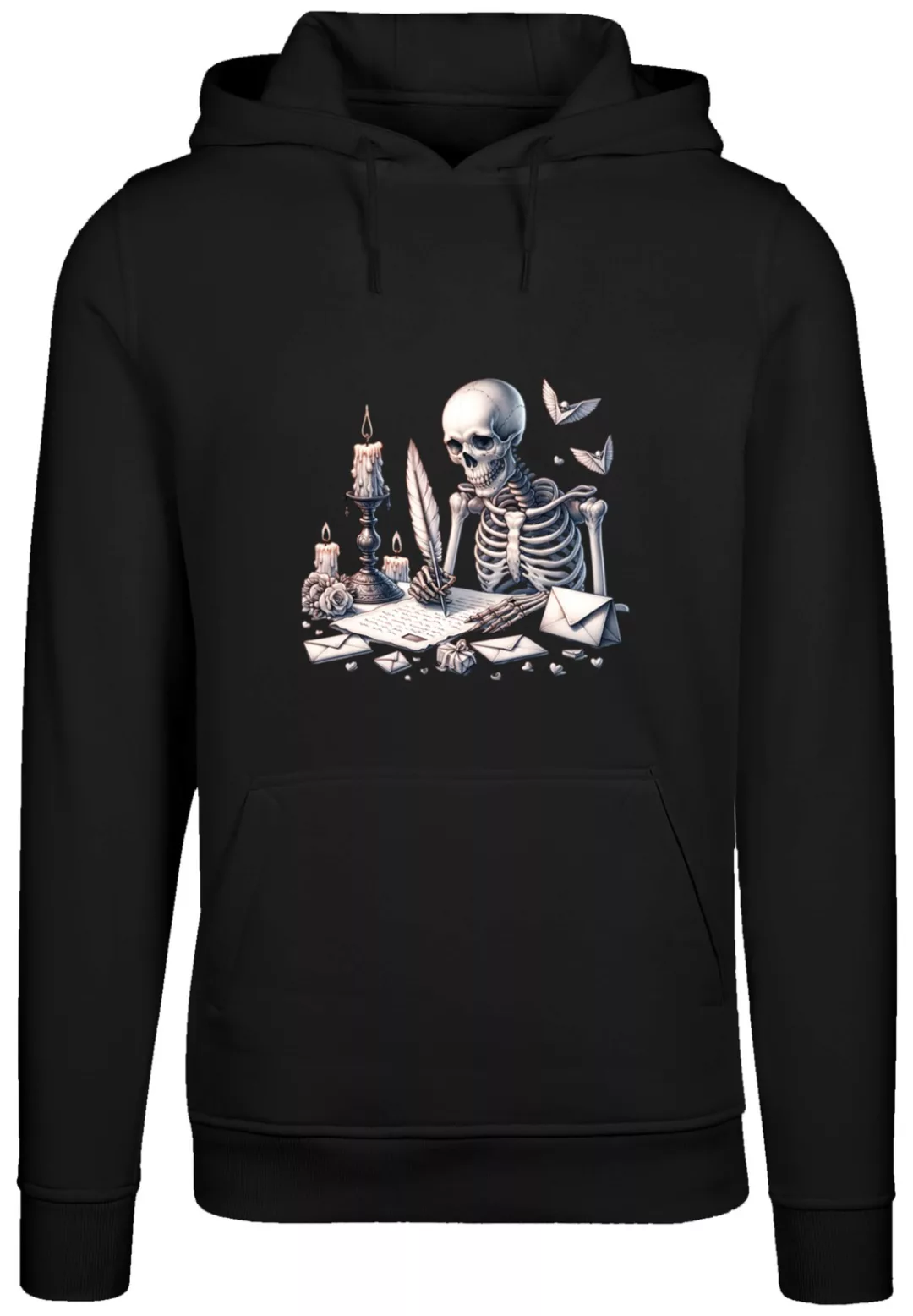F4NT4STIC Kapuzenpullover "Skelett Liebesbrief Valentinstag", Premium Quali günstig online kaufen