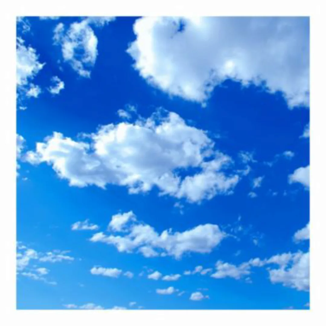 Bilderwelten Fototapete Wolkenhimmel blau Gr. 336 x 336 günstig online kaufen