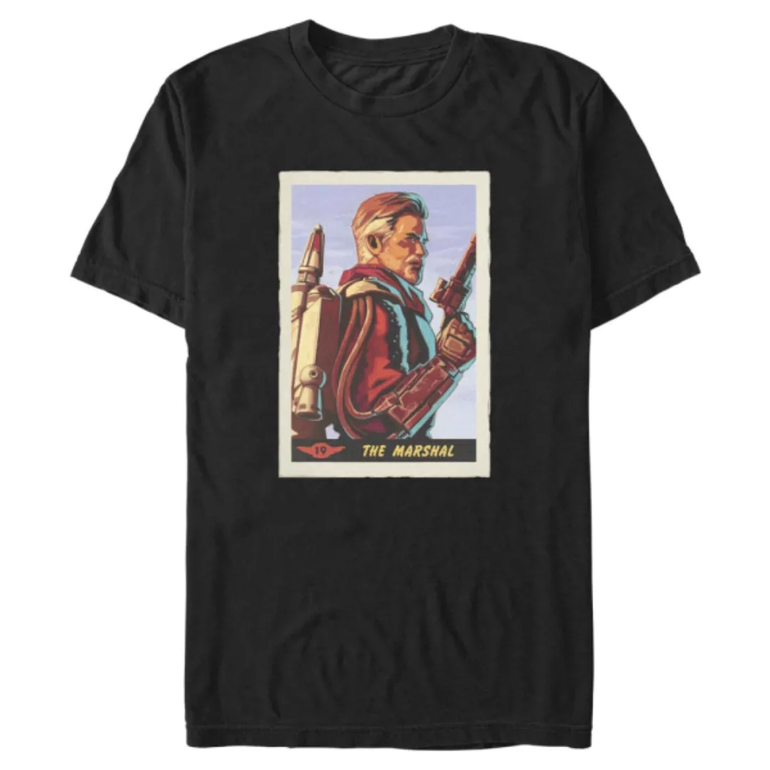 Star Wars - The Mandalorian - Bounty Hunter Marshal Card - Männer T-Shirt günstig online kaufen