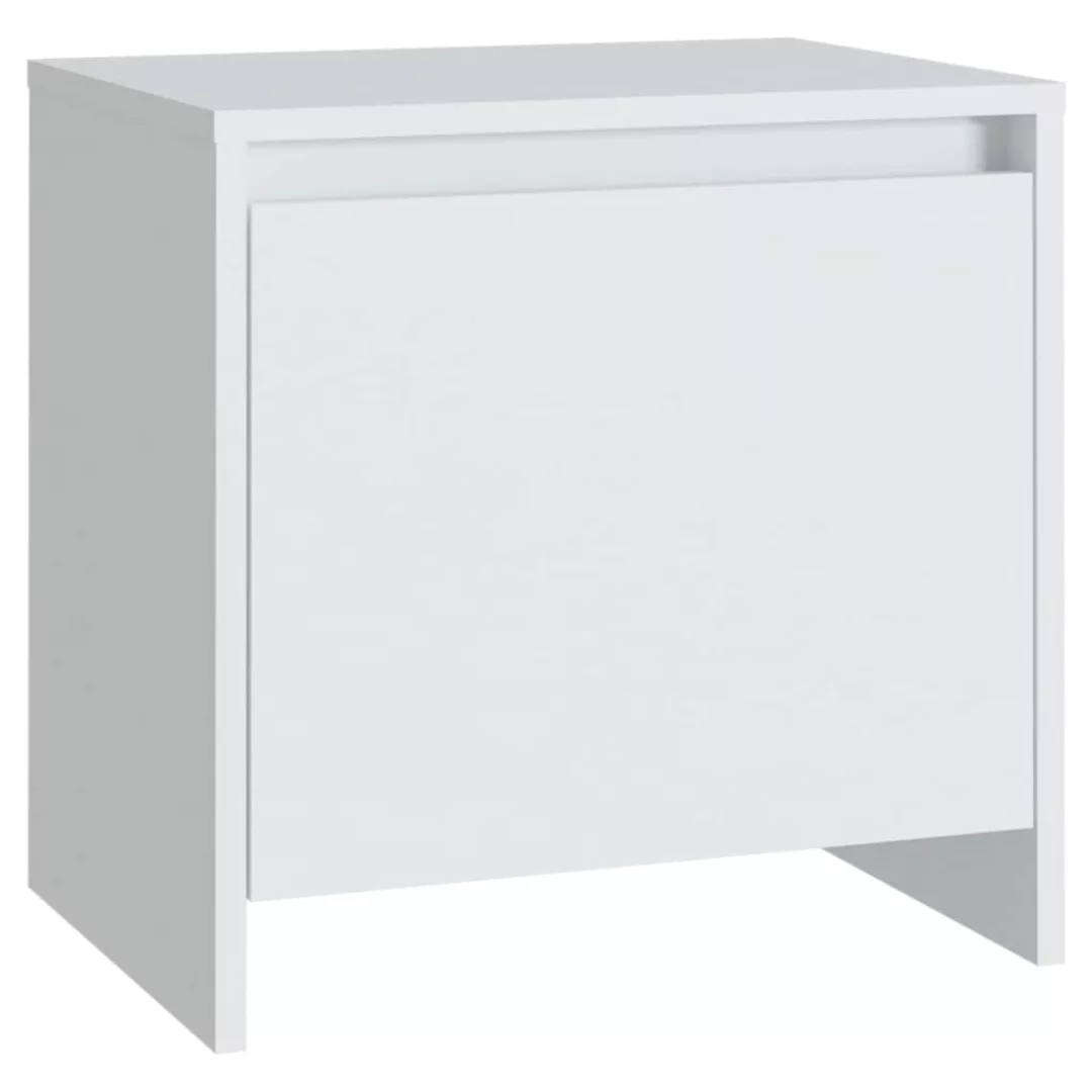 Nachttisch Weiß 45x34x44,5 Cm Spanplatte günstig online kaufen