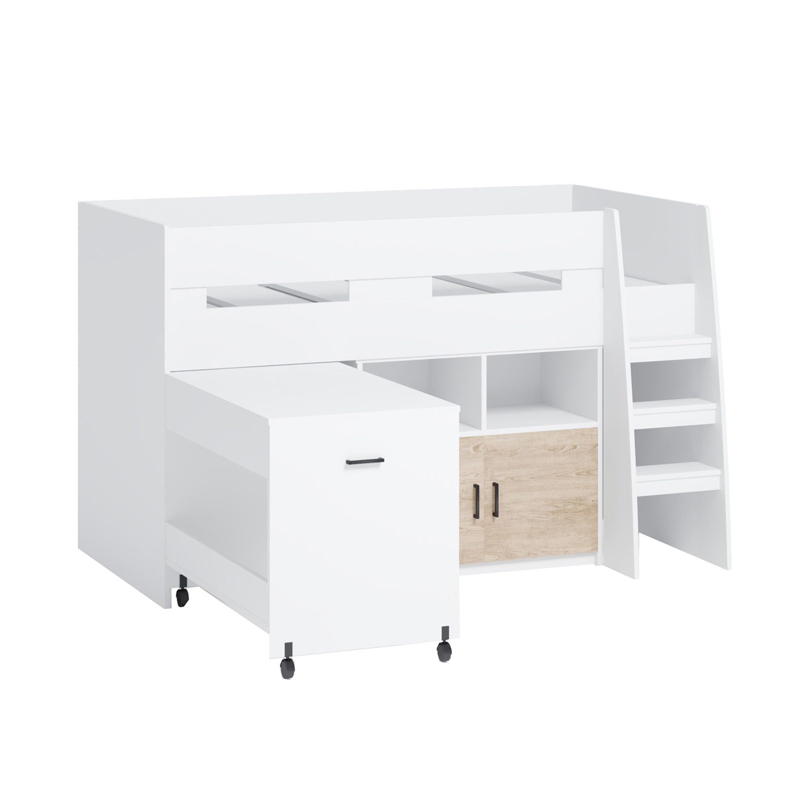 HTI-Living Hochbett Hochbett Luisa weiß (Stück, günstig online kaufen